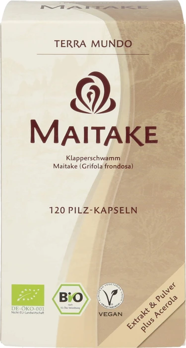 Terra Mundo Maitake BIO Vitalpilz Kapseln, 120 Stück