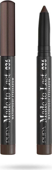 Pupa Milano Made To Last Waterproof Eye Shadow 036 wood brown, 1.4g