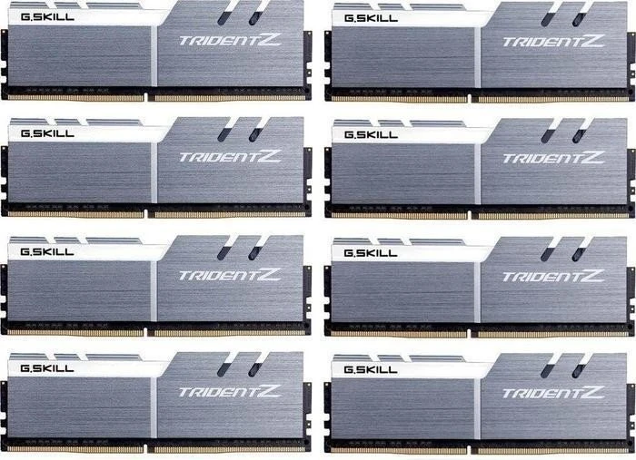 G.Skill Trident Z silber/weiß UDIMM 128GB Kit, DDR4-3200, CL15-15-15-35