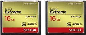SanDisk Extreme R120/W60 16GB, 2er-Pack