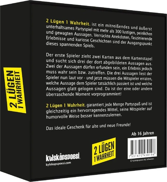 2 Lügen 1 Wahrheit