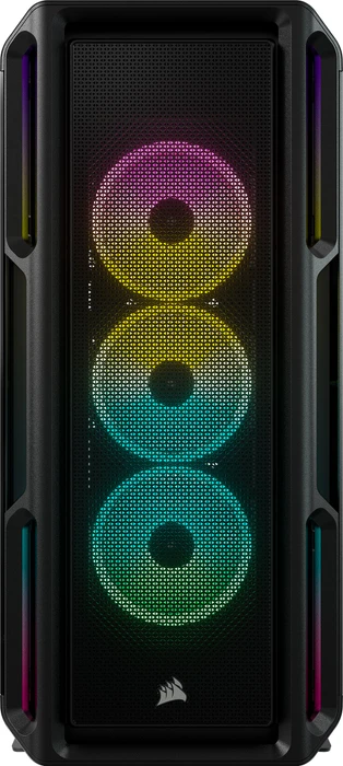 Corsair iCue 5000T RGB TG, schwarz, Glasfenster