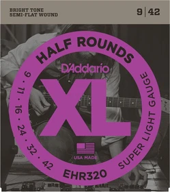 D'Addario XL Half Rounds Super Light