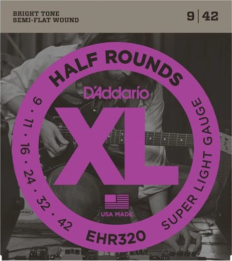 D'Addario XL Half Rounds Super Light
