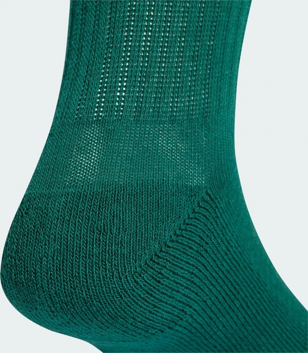 adidas Linear Crew Cushioned Socken collegiate green/white, 3 Paare