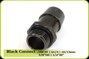 Nanoxia Black Connect 160 HT, Schlauchanschluss