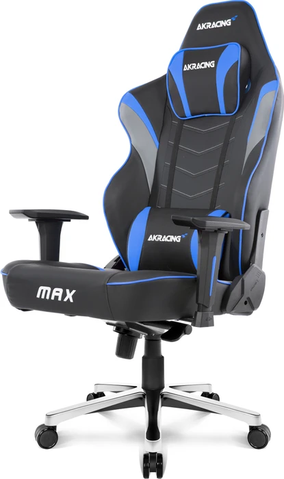 AKRacing Master Max Gamingstuhl, schwarz/grau/blau