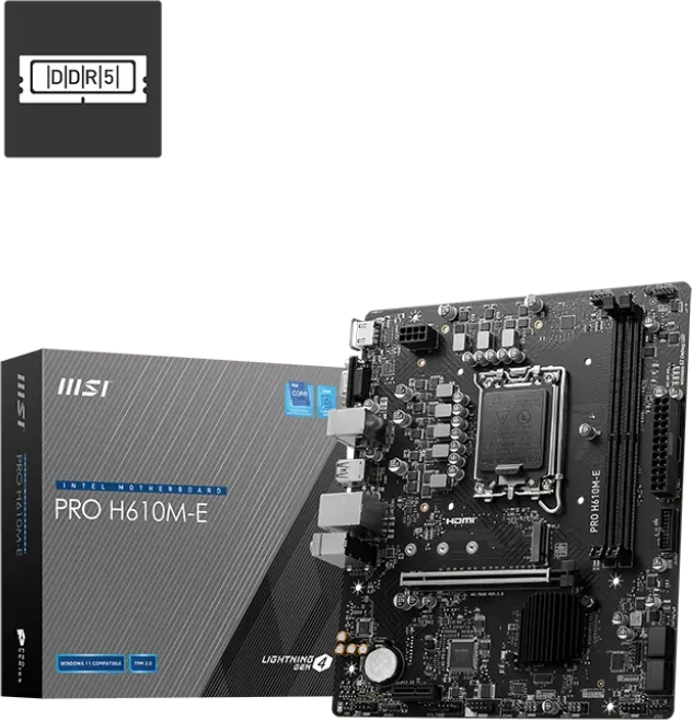 MSI PRO H610M-E (Intel 1700)