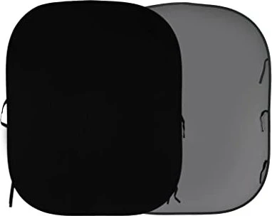 Lastolite Falthintergrund schwarz/grau 180x215cm