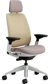 Steelcase Series 2 Bürostuhl mit Kopfstütze, linse