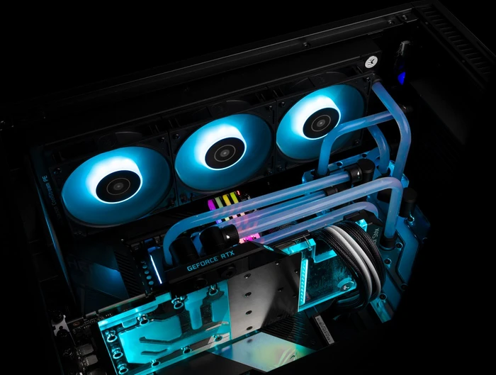 EK Water Blocks Quantum Line EK-Quantum Reflection Fractal ATX D5 PWM D-RGB, Acryl