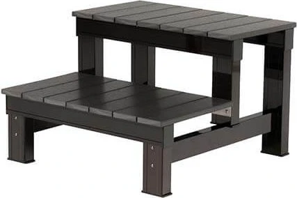 Home Deluxe Treppe Poolleiter für Whirlpools, 2 Stufen