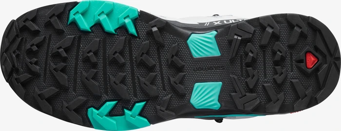 Salomon X Ultra 4 Mid GTX lunar rock/ebony/mint leaf (Damen)