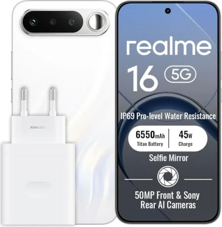 Realme 16 5G 256GB/8GB air white