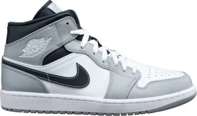 Nike Air Jordan 1 Mid light smoke grey/anthracite/white (Herren)