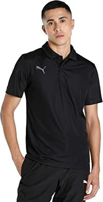 Puma teamLIGA Sideline Poloshirt kurzarm puma black/puma white (Herren)
