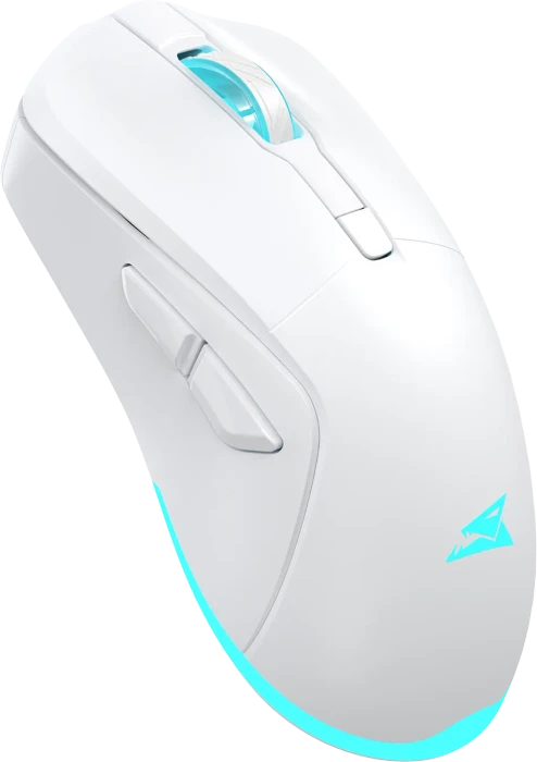 Baracuda Turtle White Wireless Gaming Mouse, weiß, USB