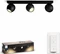 Philips Hue White Ambiance Buckram 3-flammig schwarz Vorschaubild