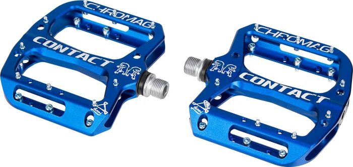Chromag Contact Plattformpedale blau