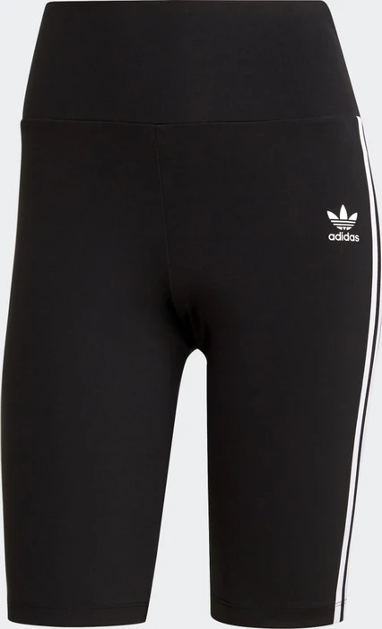adidas adicolor Classics Primeblue High-Waisted Fahrradhose kurz schwarz (Damen)