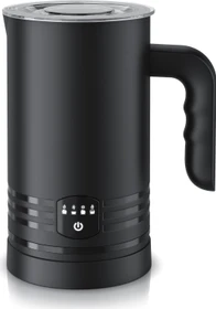 Arendo Milksonic elektrischer Milchaufschäumer schwarz