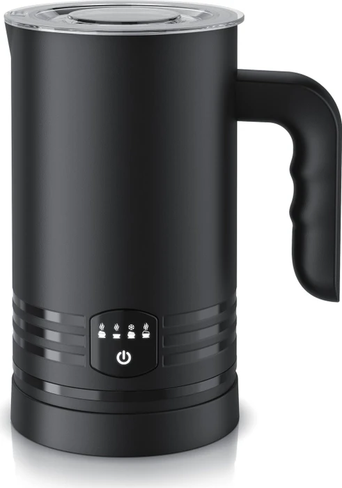 Arendo Milksonic elektrischer Milchaufschäumer schwarz