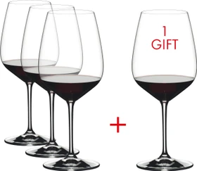 Riedel Heart to Heart Cabernet Sauvignon Glas, 4 Stück