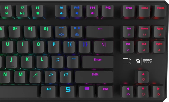 Endorfy SilentiumPC SPC Gear GK530 Tournament, Kailh BROWN, USB, US