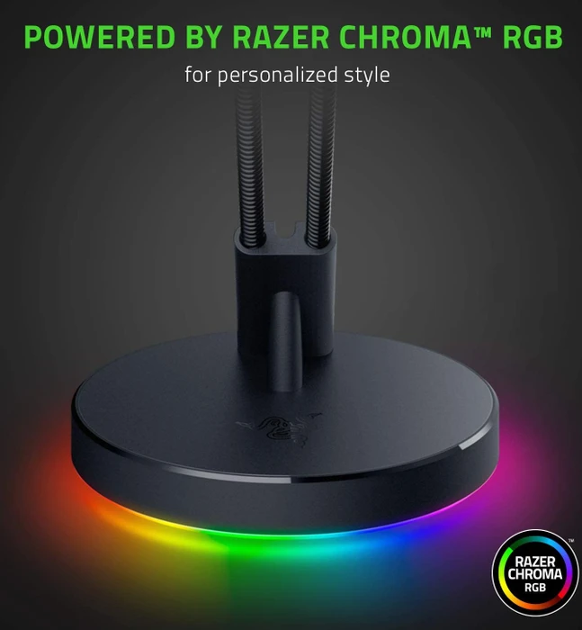 Razer Mouse Bungee V3 Chroma RGB, Mauskabelhalterung, schwarz