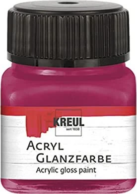 Kreul Acryl Glanzfarbe, bordeaux, 20ml
