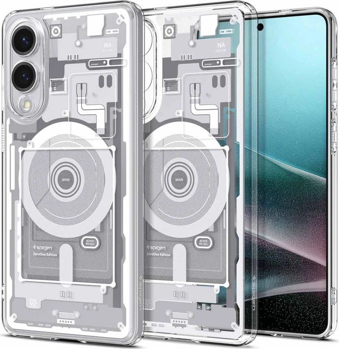 Spigen Ultra Hybrid Zero One (MagFit) für Samsung Galaxy S25 Edge weiß
