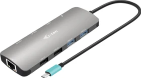 i-tec USB-C Metal Nano 2x Display Docking Station + Power Delivery 100W, USB-C 3.0 [Stecker] (C31NANOHDM2DOCPD)