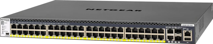 Netgear ProSAFE M4300 Rackmount Gigabit Managed Switch, 50x RJ-45, 2x SFP+, 860W PoE+