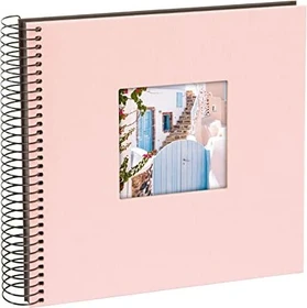 Goldbuch Spiralalbum, 20x20, 40 schwarze Seiten, Bella Vista rosé