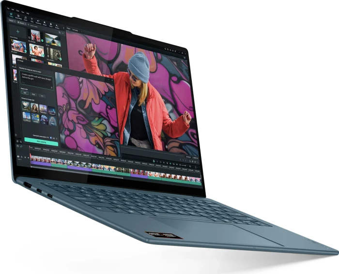 Lenovo Yoga Slim 7 14AKP10, Tidal Teal, Ryzen AI 5 340, 16GB RAM, 512GB SSD, DE