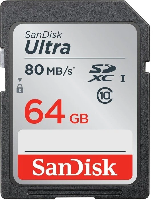 SanDisk Ultra R80 64GB, UHS-I, Class 10