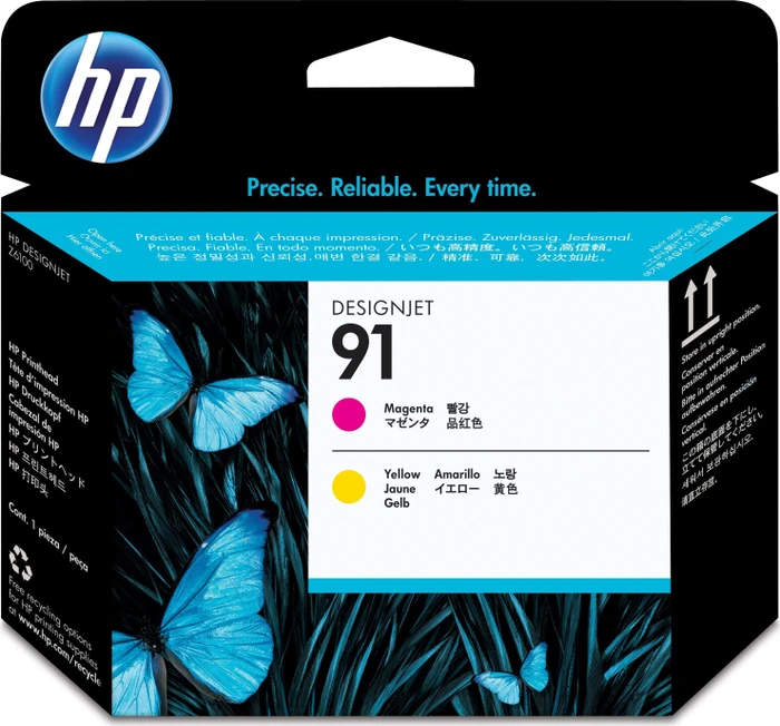 HP Druckkopf 91 magenta/gelb