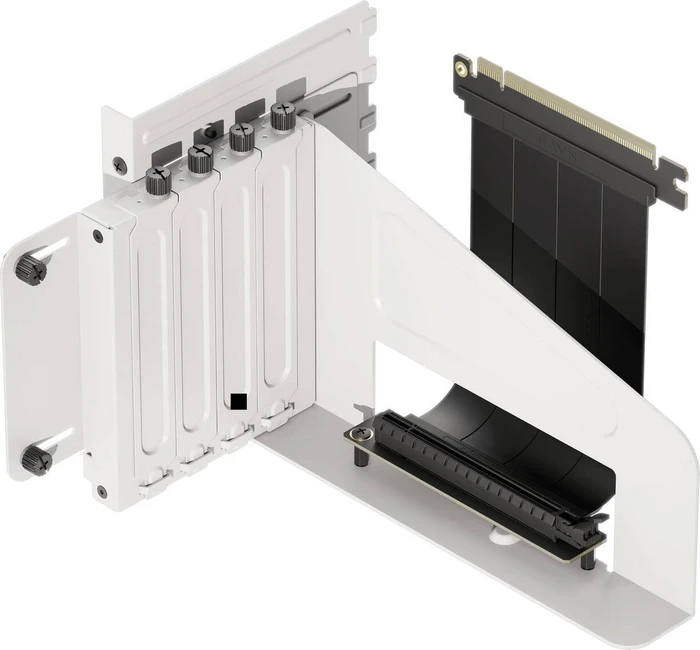 HAVN Riser Card HS 420, gewinkelt, PCIe 5.0, 145mm, weiß