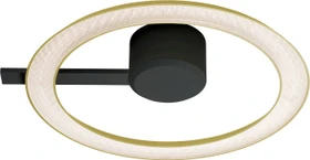 Oligo YANO LED Wandleuchte 400mm schwarz matt/bronze