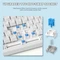 Ajazz AK820, White, LEDs blau, hot-swap, AS BLUE, USB, US Vorschaubild