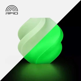 Bambu Lab PLA Glow, grün, Spule, 1.75mm, 1.00kg