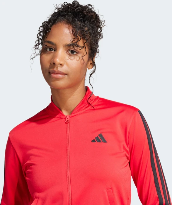 adidas Essentials 3-Streifen Trainingsanzug pure ruby (Damen)