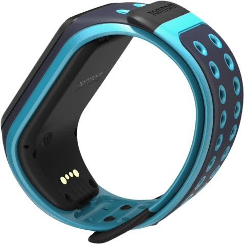 TomTom Runner 2 Music GPS-Uhr inkl. Kopfhörer large blau/türkis