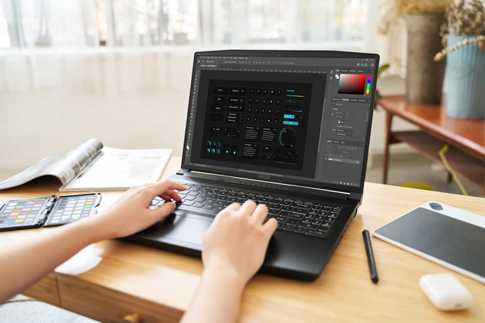 MSI Creator M16 A11UD-664, Core Black, Core i7-11800H, 16GB RAM, 1TB SSD, GeForce RTX 3050 Ti, DE