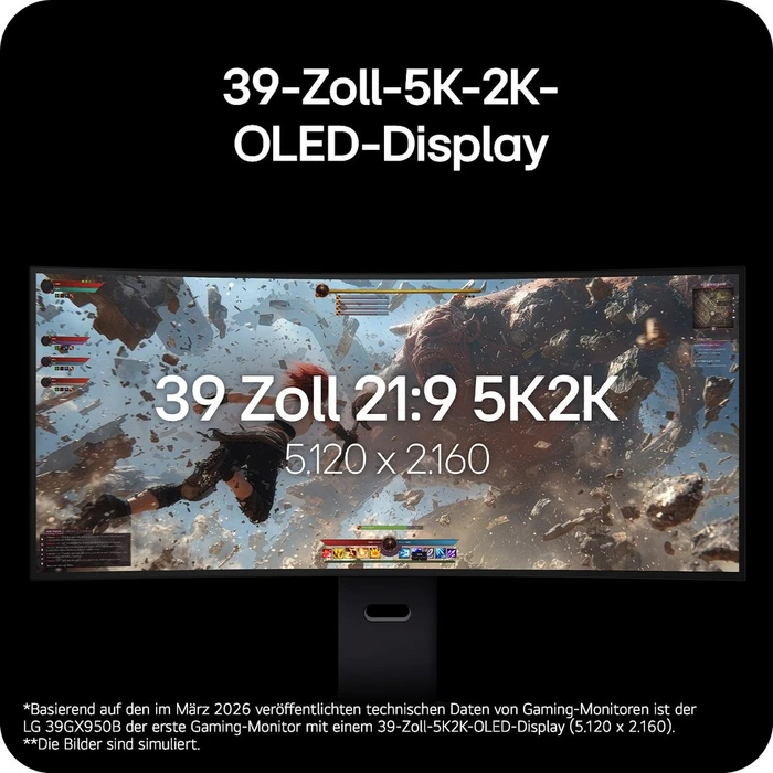 LG UltraGear evo AI OLED GX9 39GX950B-B, 39"