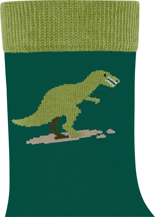 Falke Dinosaurs Socken emerald (Junior)