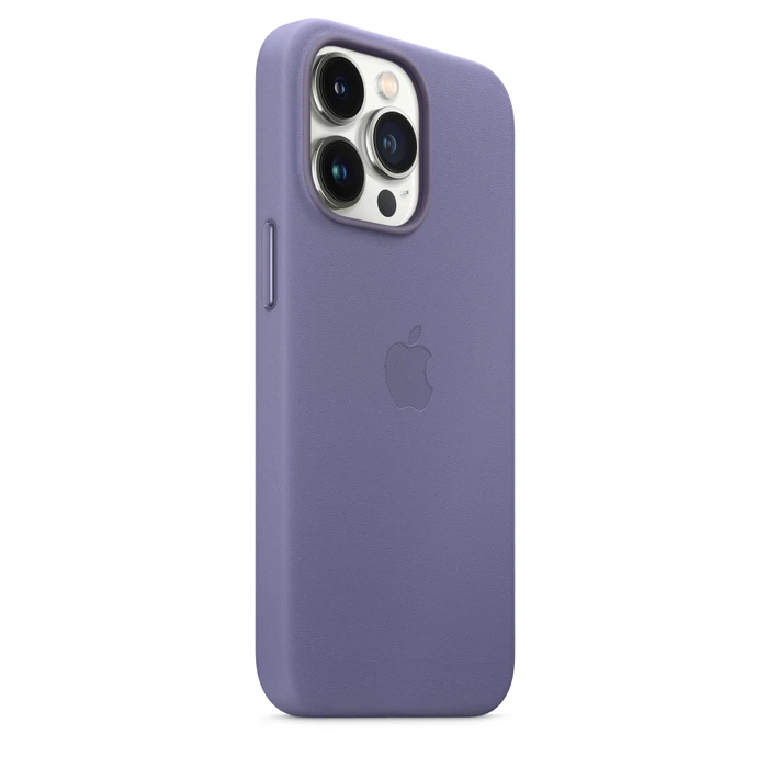 Apple Leder Case mit MagSafe für iPhone 13 Pro Wisteria