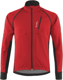 Löffler San Remo Zip-Off AB Light Fahrradjacke rot (Herren)