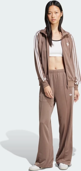 adidas Classic Firebird Loose Trainingshose lang trace brown (Damen)