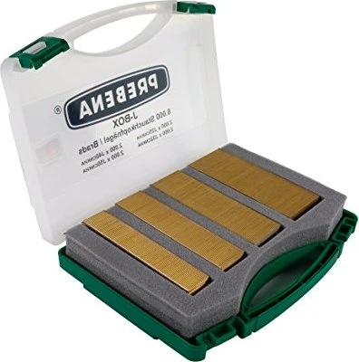 Prebena J-BOX Stauchkopfnägel-Set verzinkt inkl. Koffer, 8000-tlg.